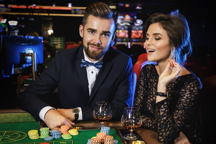 Antarmuka meja blackjack live dengan dealer profesional